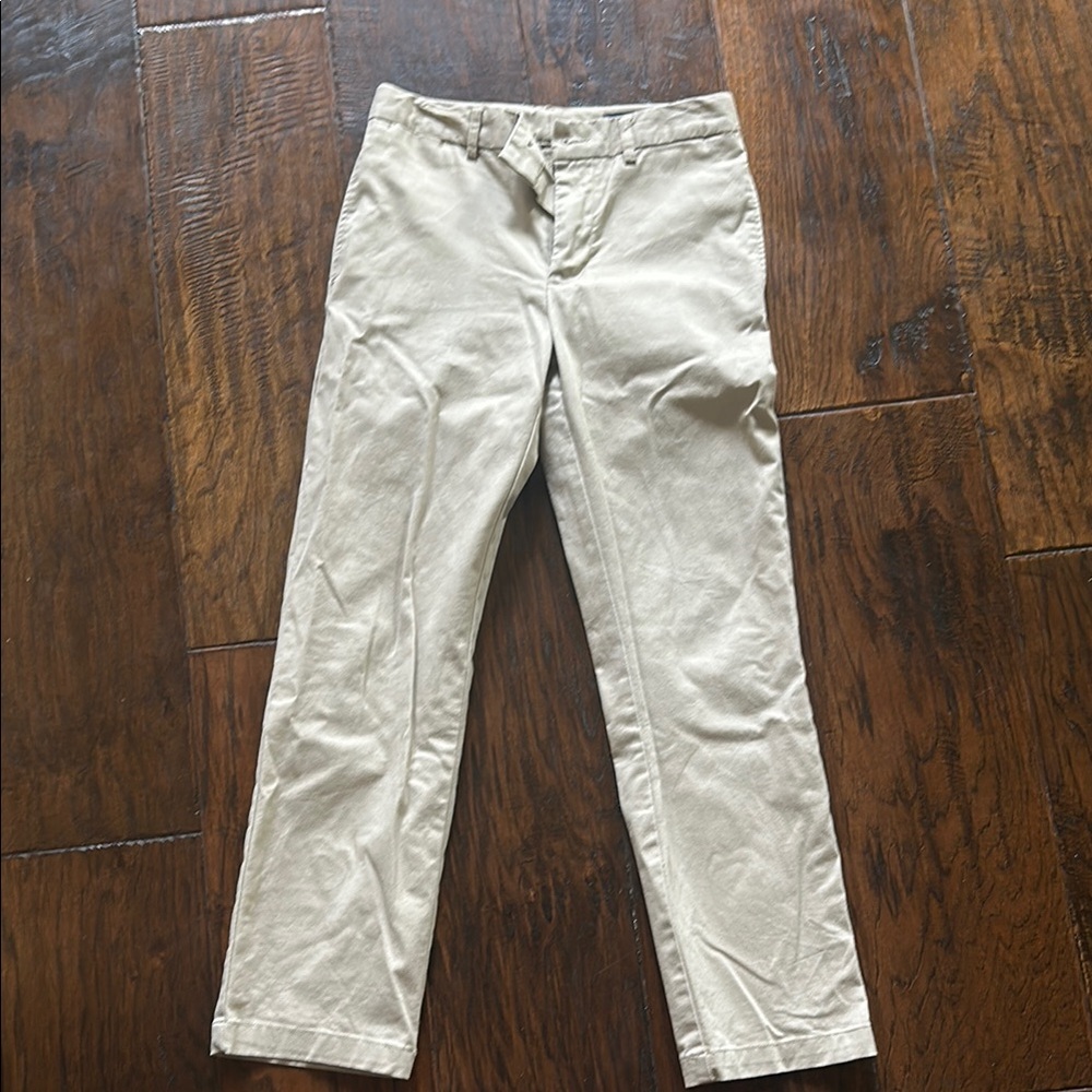 Polo by Ralph Lauren Tan Chinos Flat Front Cotton Blend